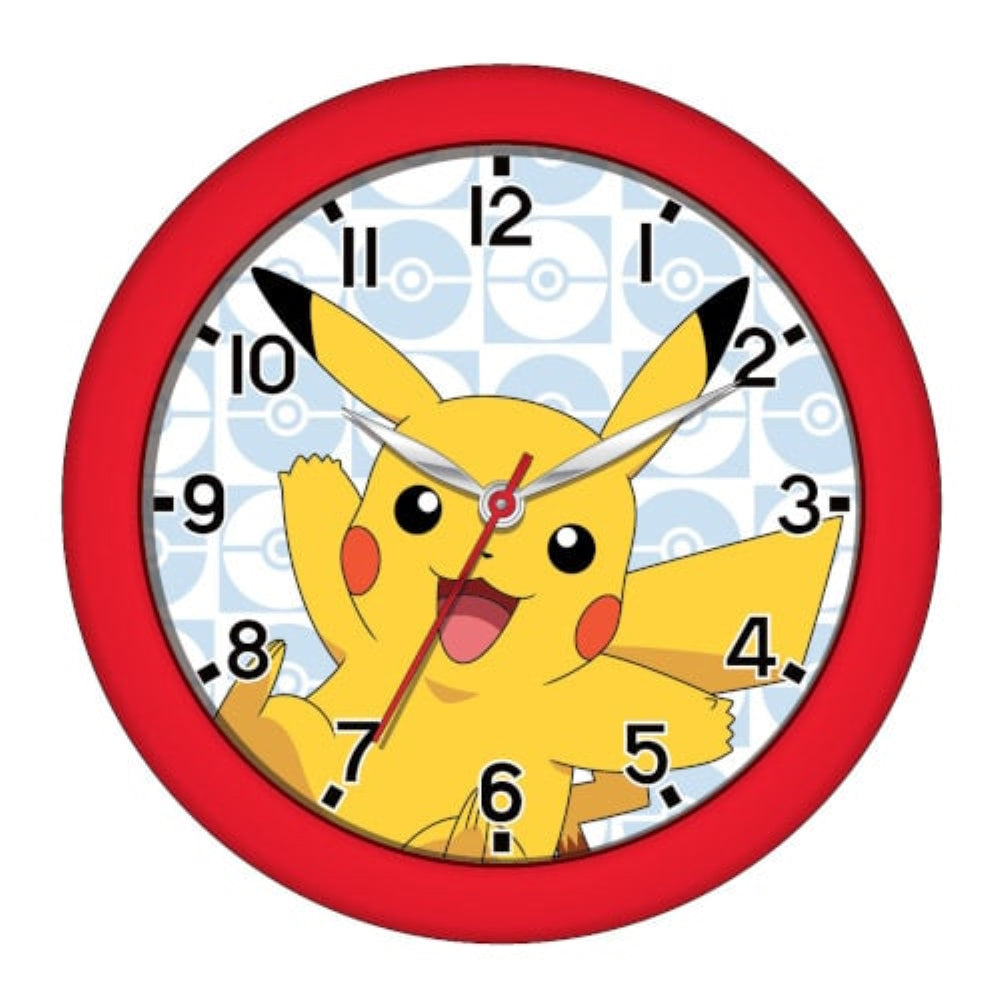Pokemon: Pikachu - Wanduhr für Kinder Pokemon: Pikachu - Wanduhr für Kinder
